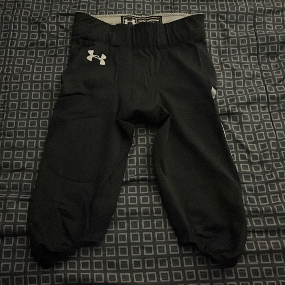 Men’s Black Under Armour 3/4 Football Jock Compression Tights